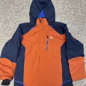 Spyder Men's Copper and Navy Ski Jacket
